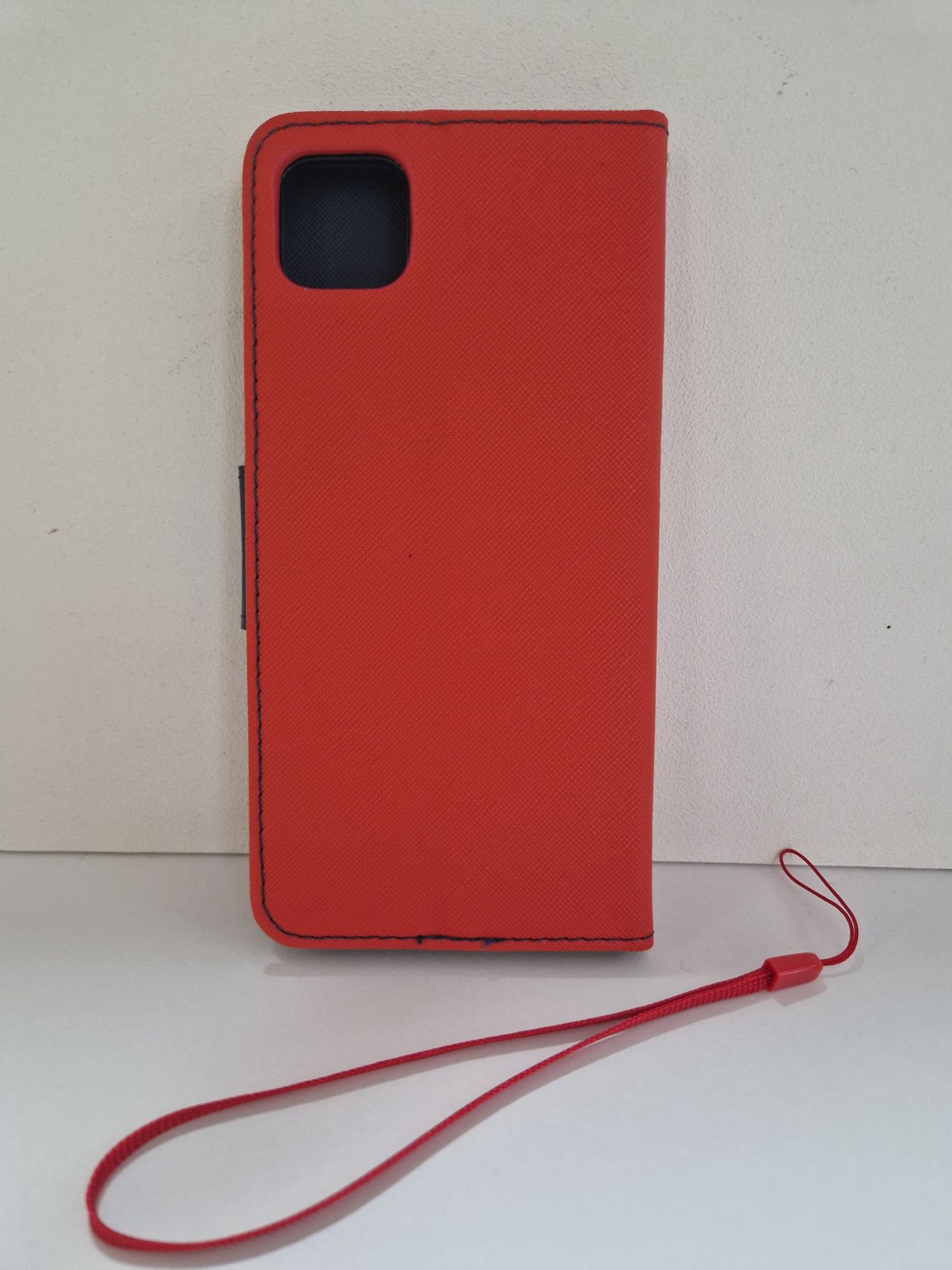 Kabura Fancy do Samsung Galaxy A22 5G czerwono-granatowa