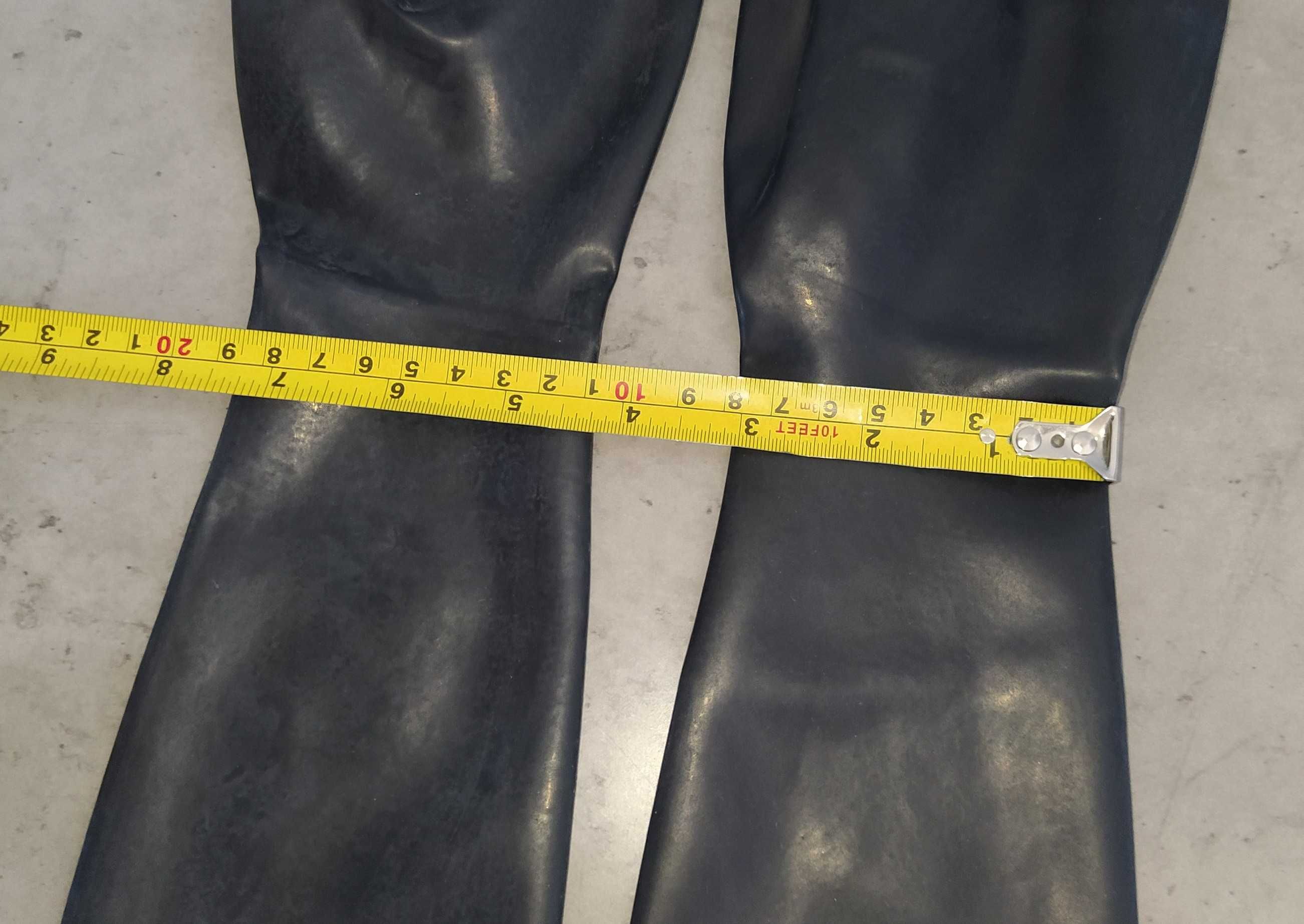 Rękawiczki latex lateksowe długie