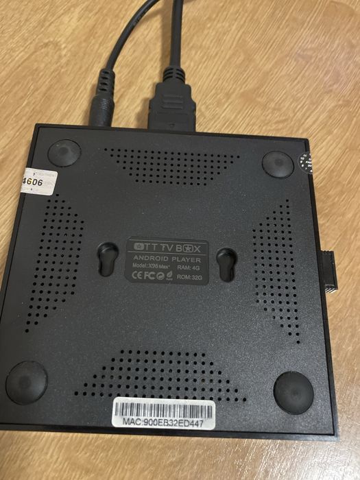Приставка X 96 MAX+ TT TV Android player. RAM:4G ROM 32G