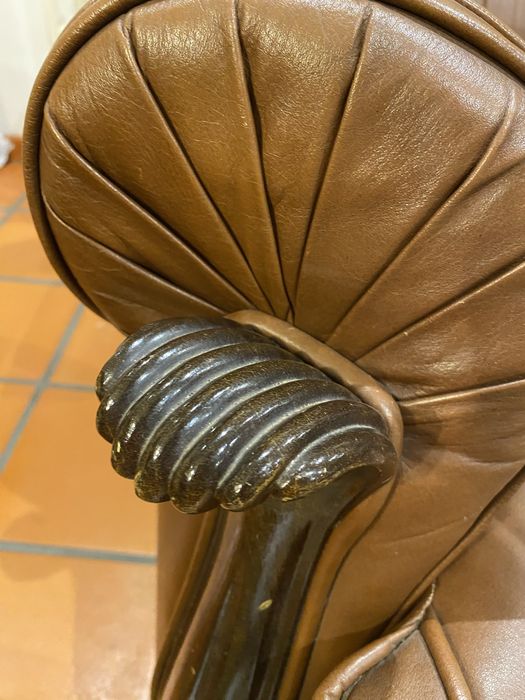 Comjunto de sofas em pele