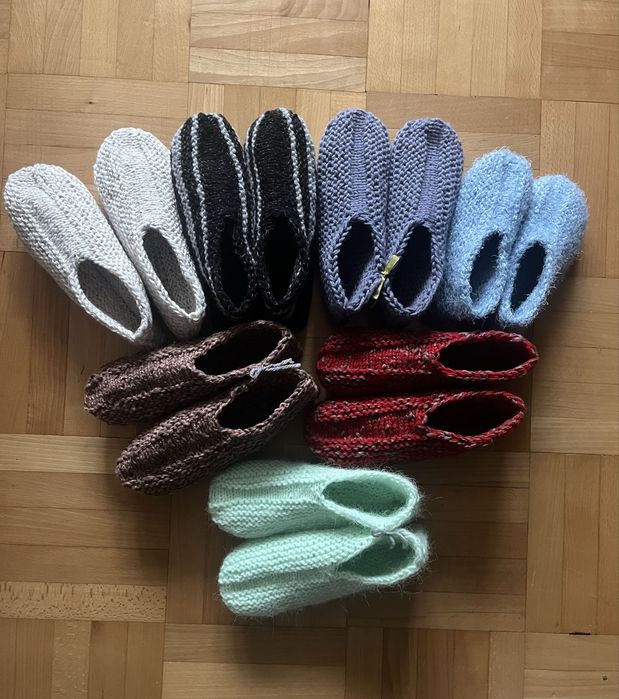 Kapcie ręcznie robione