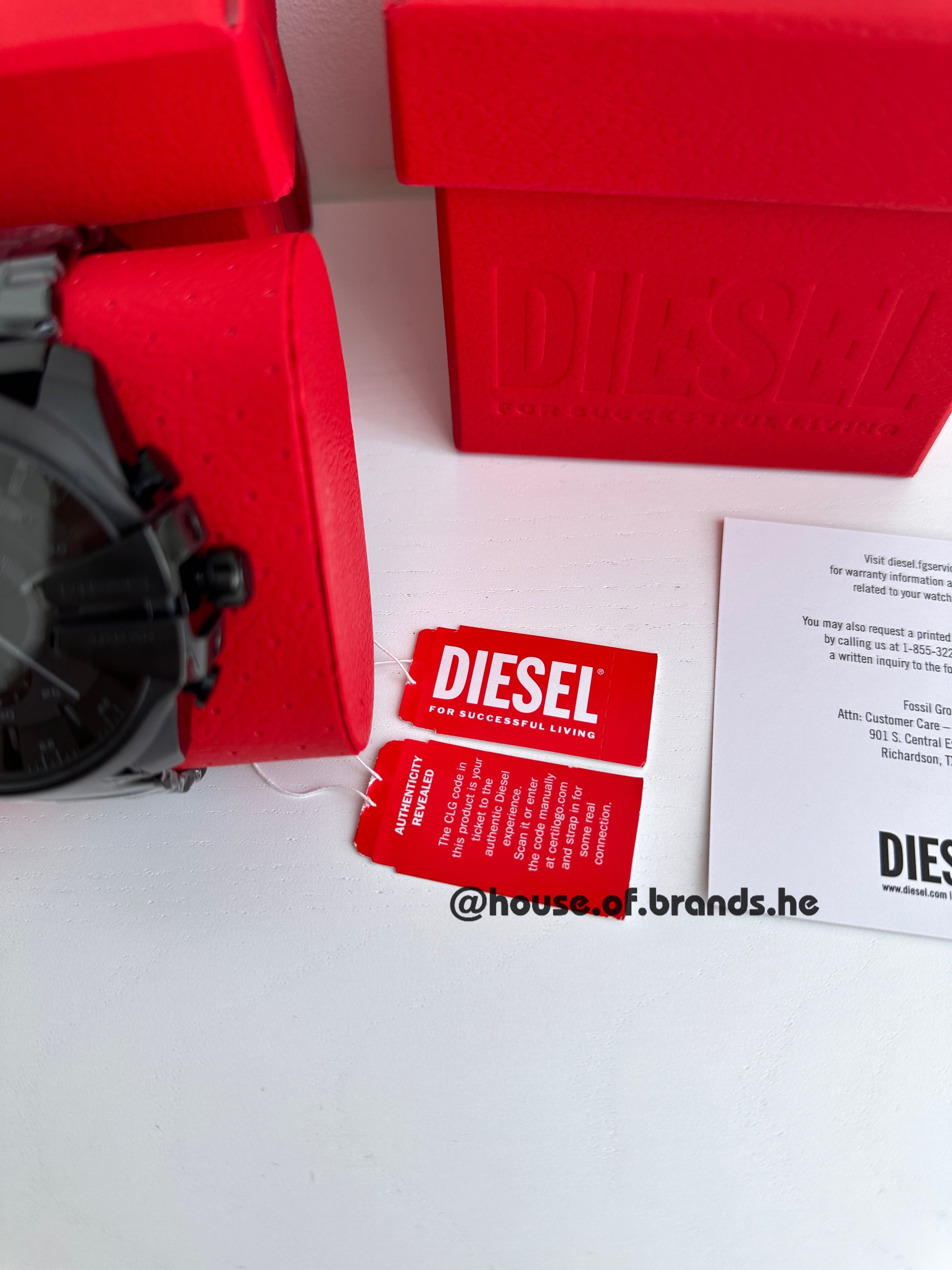 DIESEL Mega Chief DZ4355 Чоловічий годинник дізель мужские часы дизель