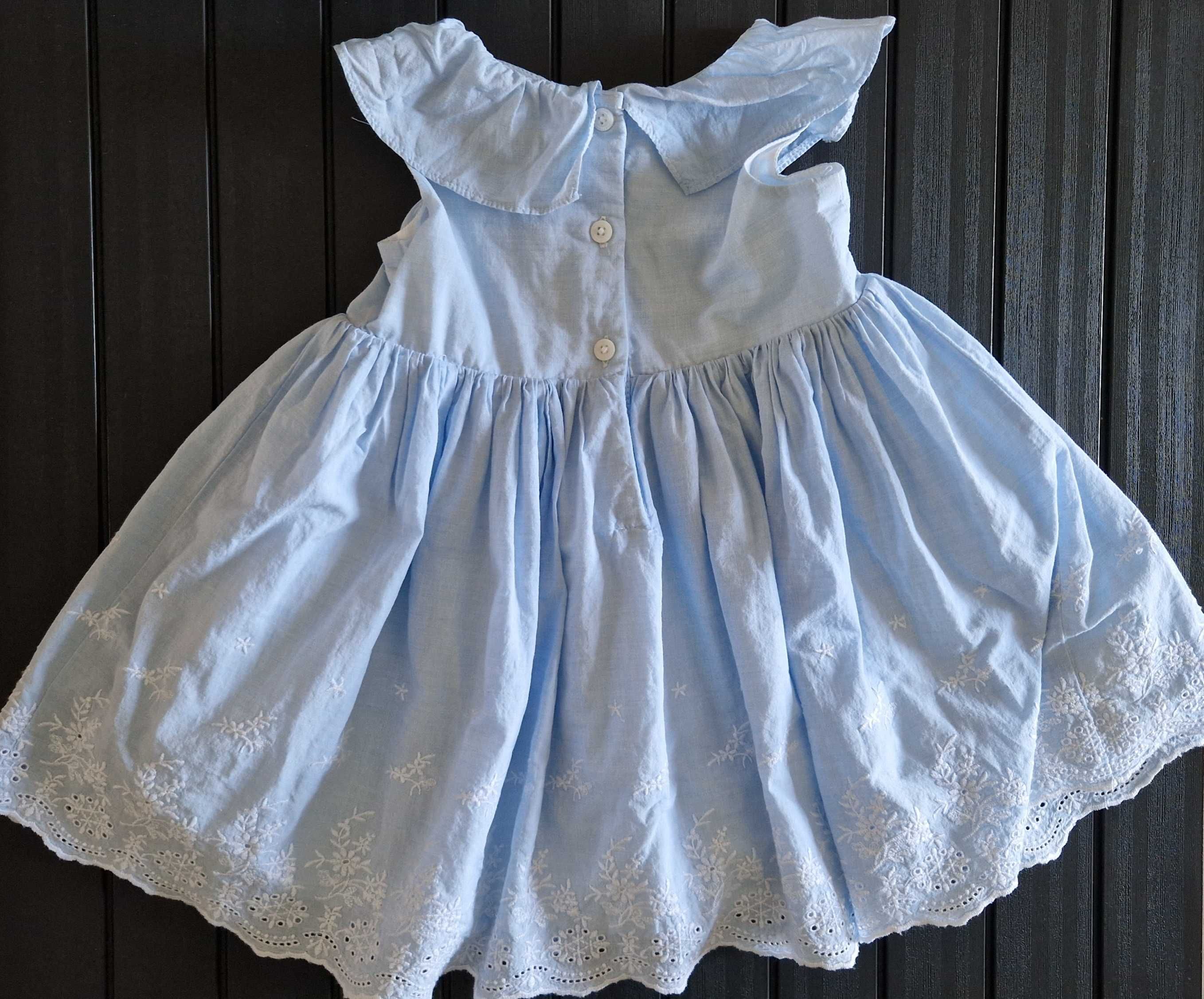 Vestido de Menina Tamanho 1 Ano - Benetton