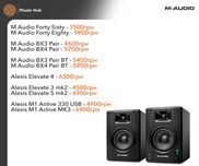 НОВІ M-Audio BX3 BX4 pair BT Forty Sixty Eighty Alesis Elevate 5 8