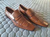 NOWE buty Louis Vuitton paris brązowe skóra sztyblety oxfordy