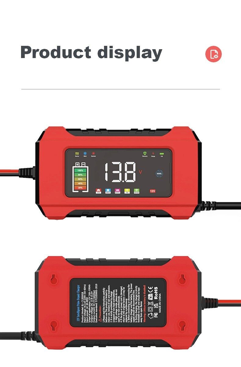 Зарядний RJ Tianye автоматична, імпульсна 12V/6А