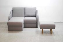 OMA nowoczesny narożnik + pufa, leżanka szary kanapa sofa salon