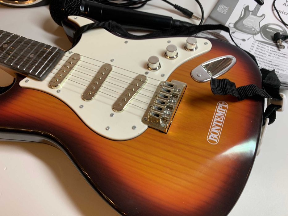 Bontempi RockMaster Gitara Elektroniczna i Wzmacniacz Bezprzewodowy