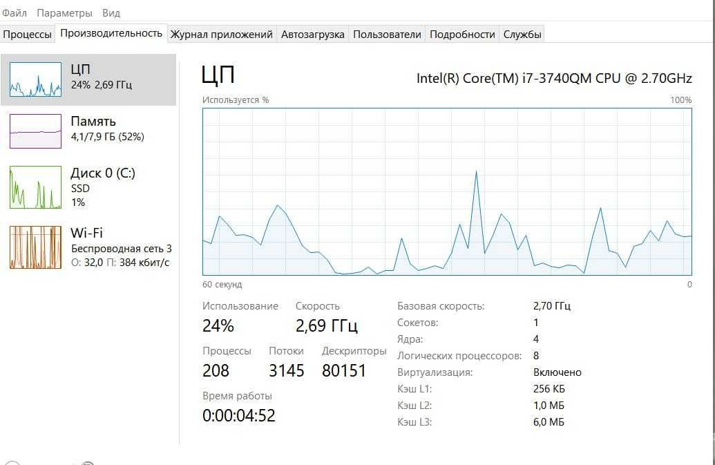 Б/В Ноутбук HP EliteBook 8570p Intel Core i7 8 ГБ 224 ГБ SSD