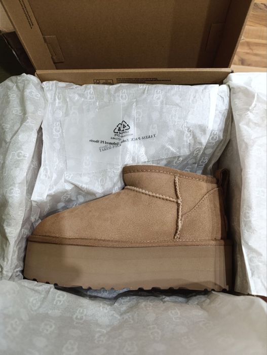 Угг угги Ugg ultra mini platform 5 см 38 на товстій підошві