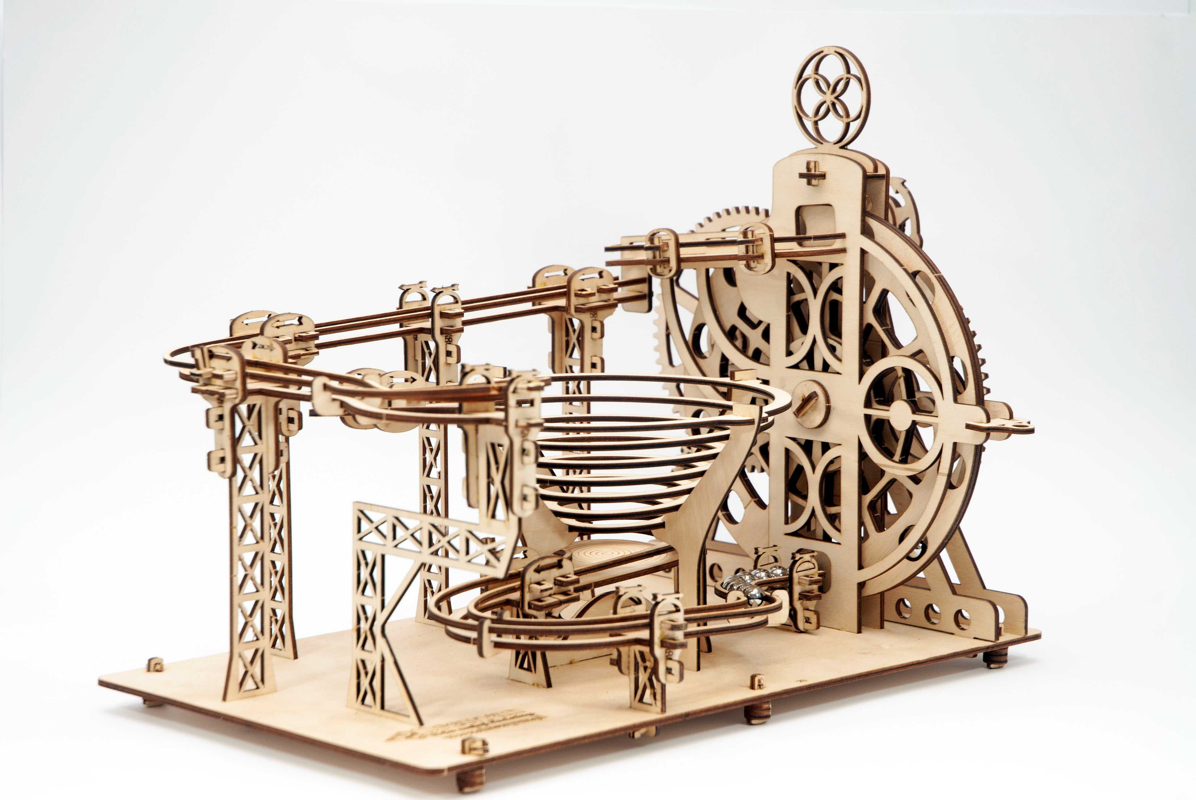 Marble Run EKO Puzzle 3D Zabawka Drewyan Liczba elementów 267 szt.