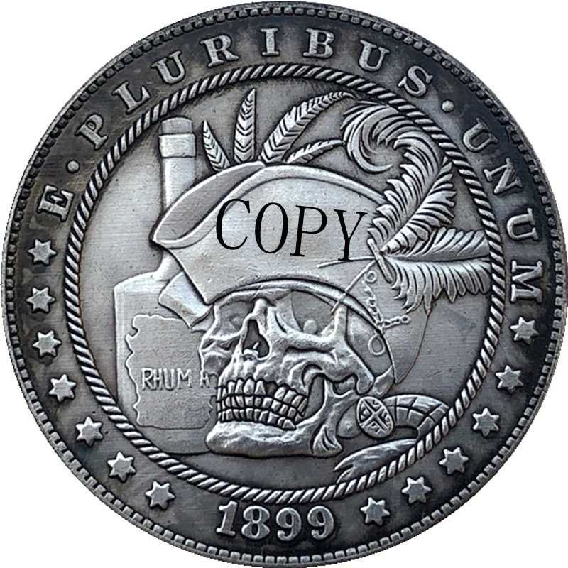 Сувенирная монета 1 Morgan Dollar 1899 S («Моргановский доллар»)