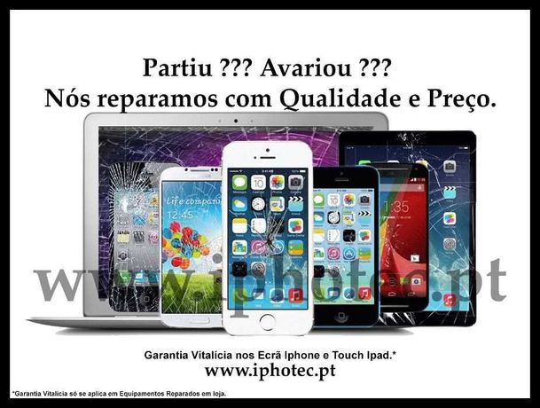 Reparação iPhone, iPad, Apple, Xiaomi, Samsung, OPPO, TCL, Huawei