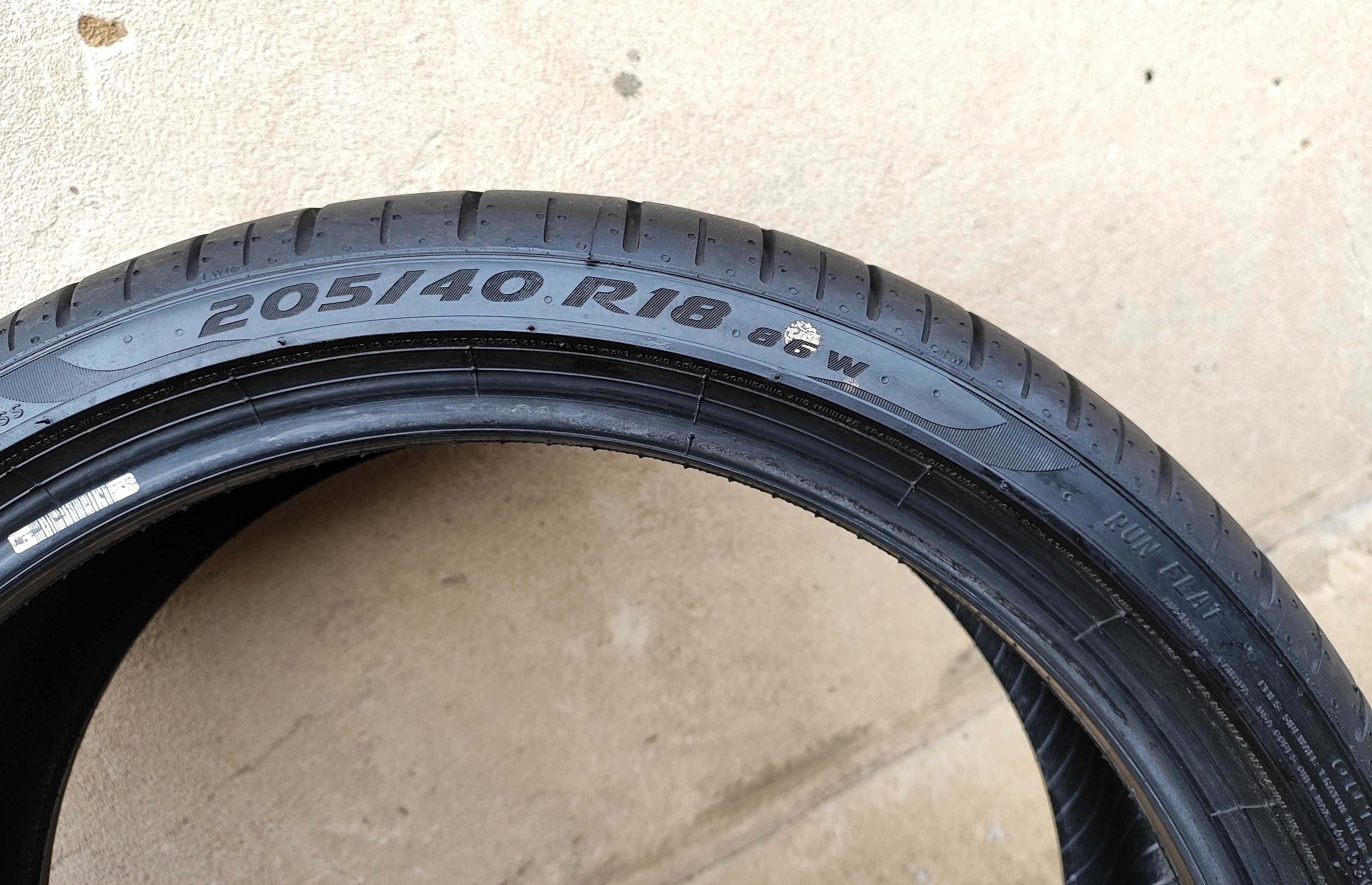 Opony letnie Pirelli P Zero 205/40/18 Run Flat 2022 6.4 mm