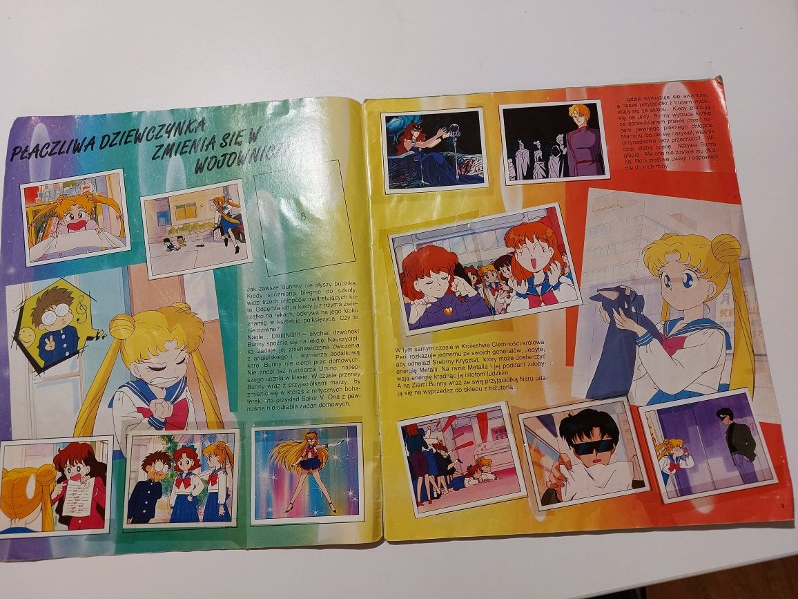 Album fana 2/97 panini czarodziejka z Księżyca, Sailor Moon.