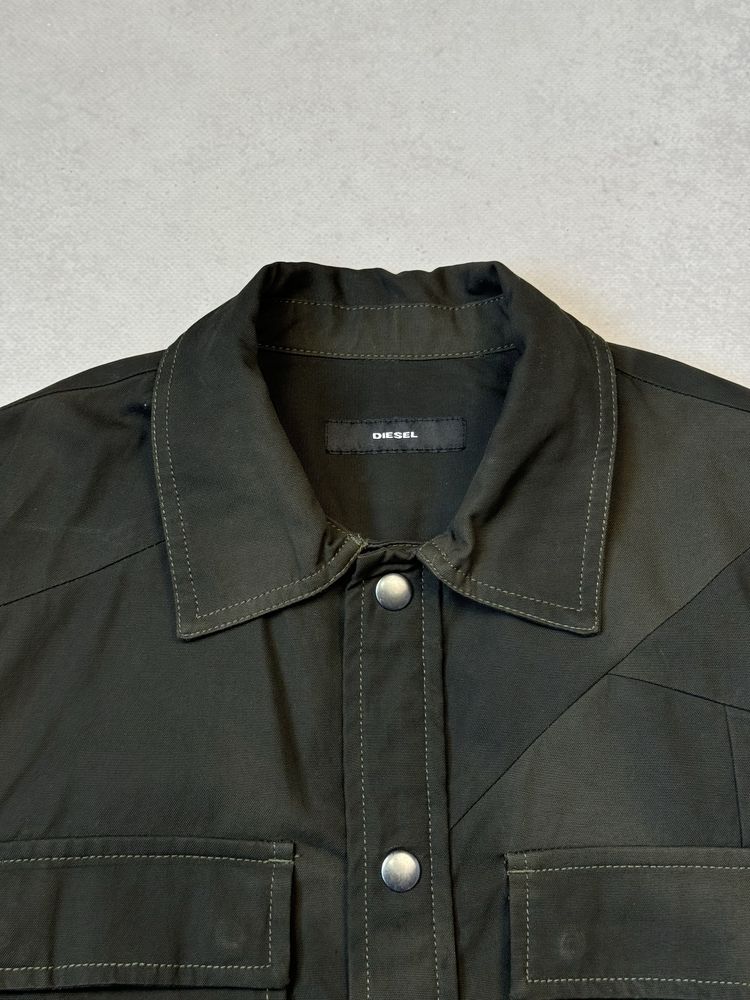 Рубашка Diesel camo мужская на заклепках (оригинал)