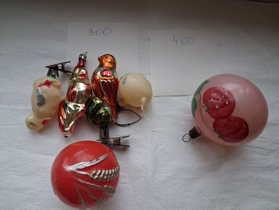 Елочные игрушки ссср