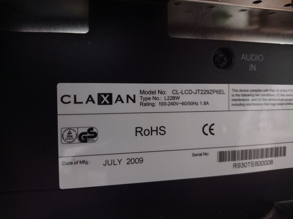 Монитор CLAXAN, 22"