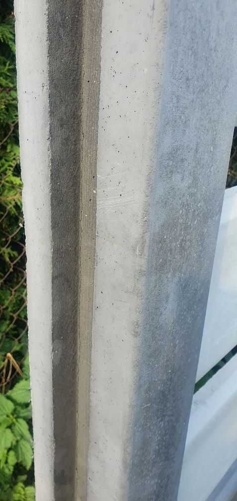 Ogrodzenie betonowe -kolor naturalny