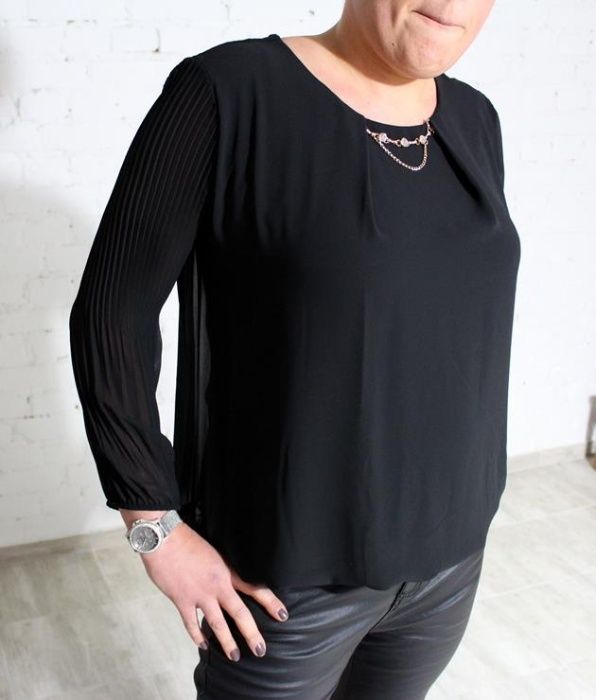 Piękne bluzeczki czerń nowe 44/46