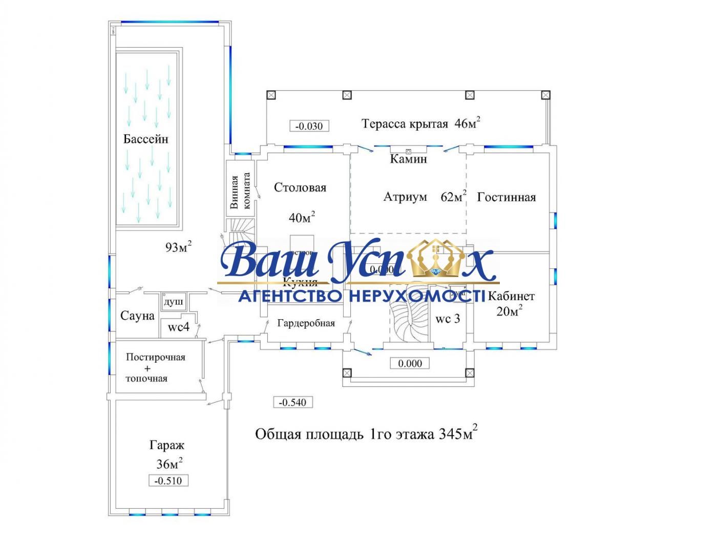 Оренда будинка з ремонтом з виходом на реку, село Лебедевка