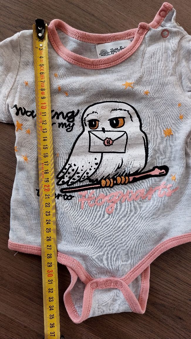 Komplet piżamka (body + spodenki) Harry Potter Hedwiga, rozm. 86
