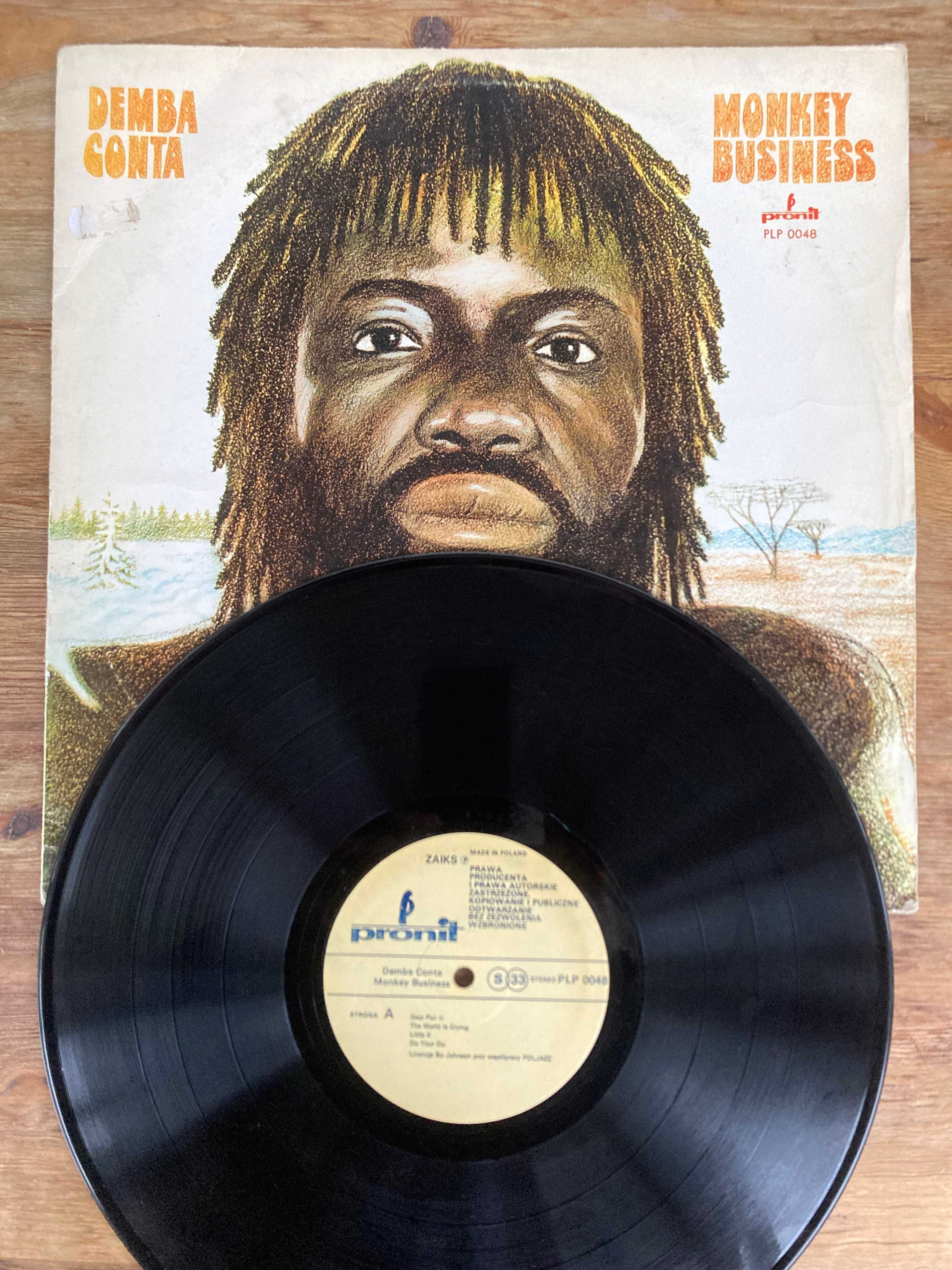 Demba Conta Monkey Business Winyl reggae LP Pronit