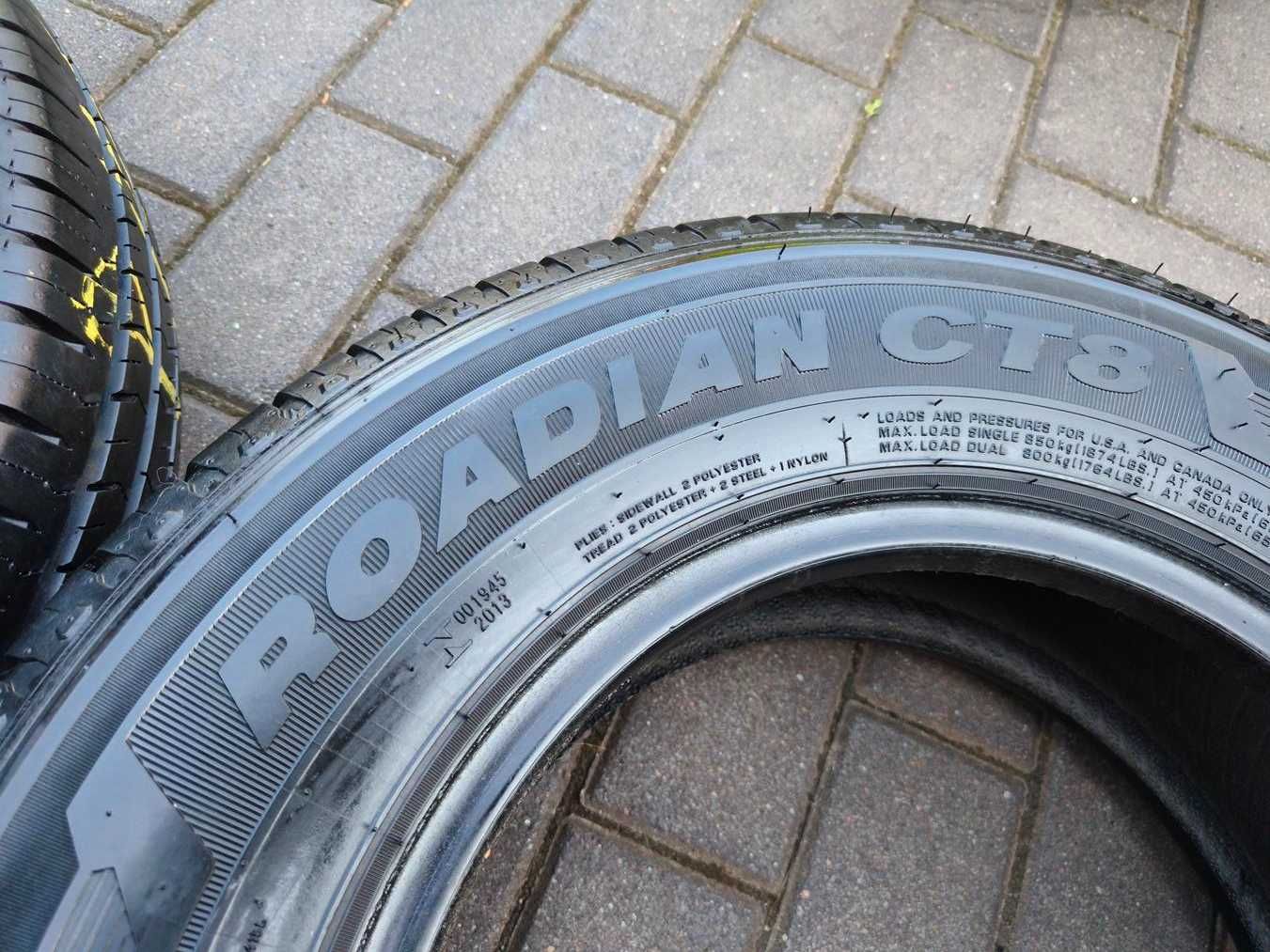 185 R14C 102/100T NEXEN 9mm 2017r Letnie jak NOWE Opony BUS 2szt