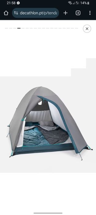 Tenda campismo-2 pessoas