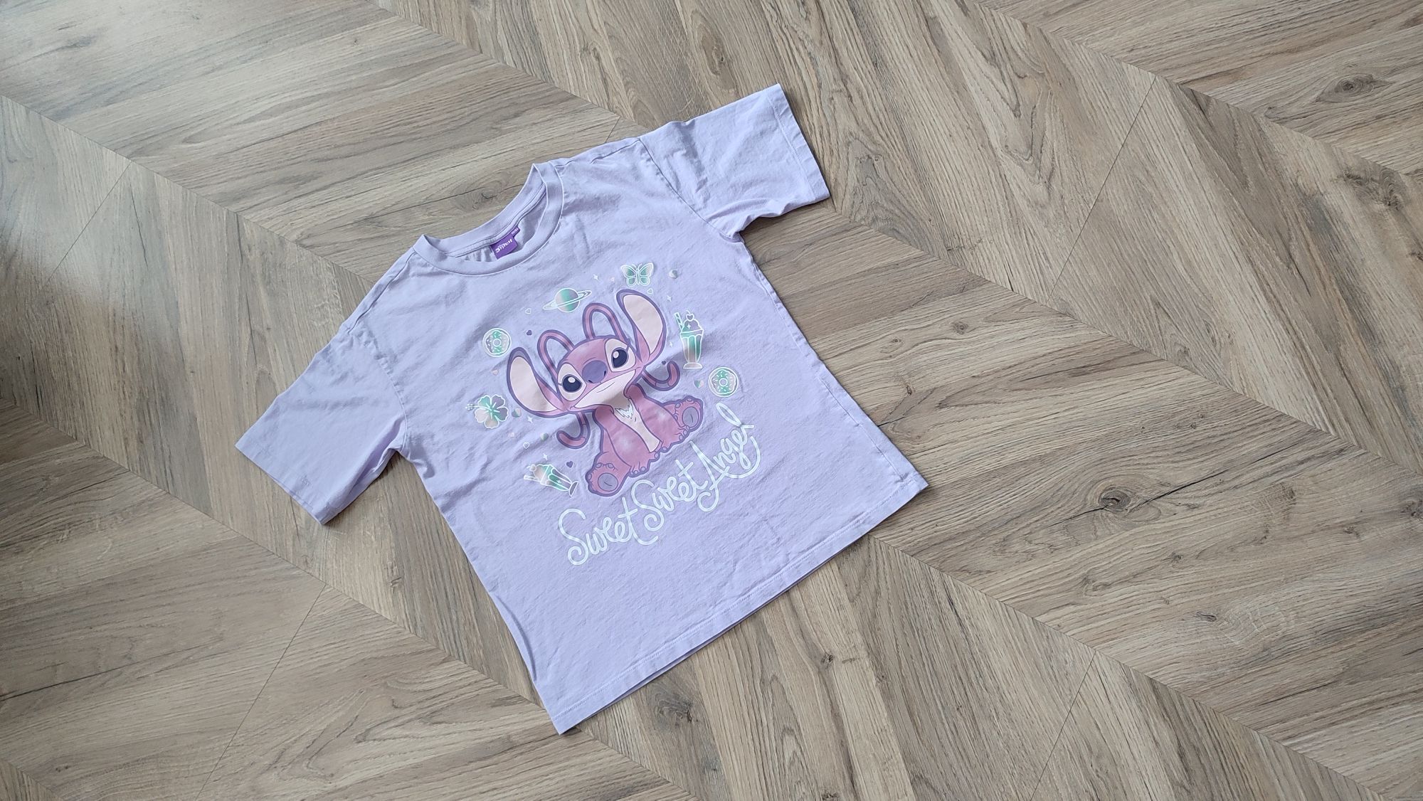 Koszulka t-shirt dziewczęcy Stitch Angel 158 164