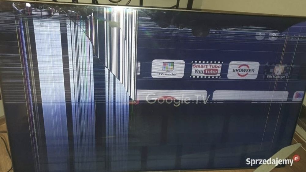 Telewizor TCL 65C728 65" QLED 4K 120Hz Uszkodzona  matryca