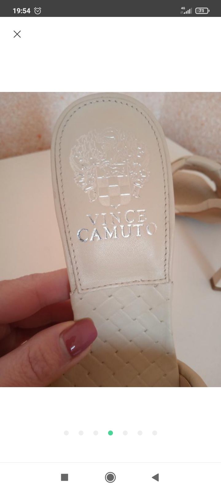 Босоніжки ( шльопанці) шкіра 36.5-37р Vince Camuto