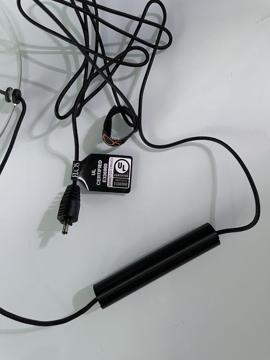 Lampa stołowa Flos To Tie 1 lampa nocna kolor srebrny szkło szklana