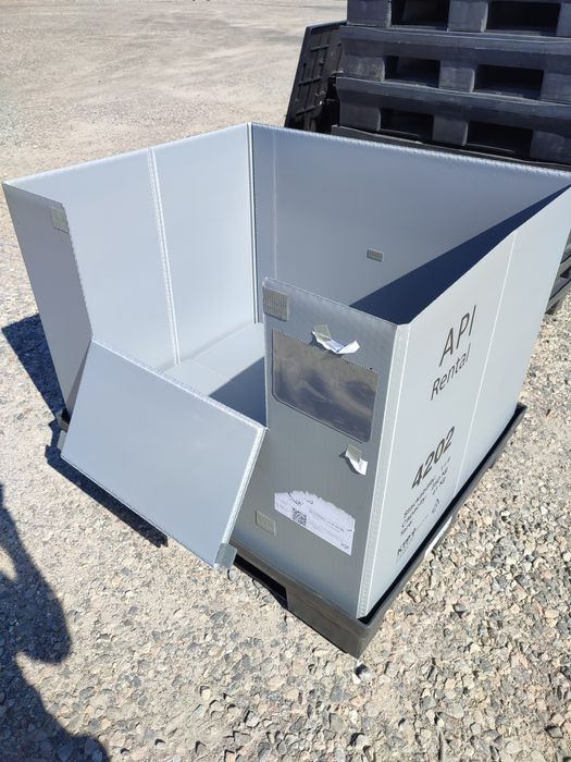 Skrzyniopalety plastikowe składane 120x100 skrzyniopaleta box
