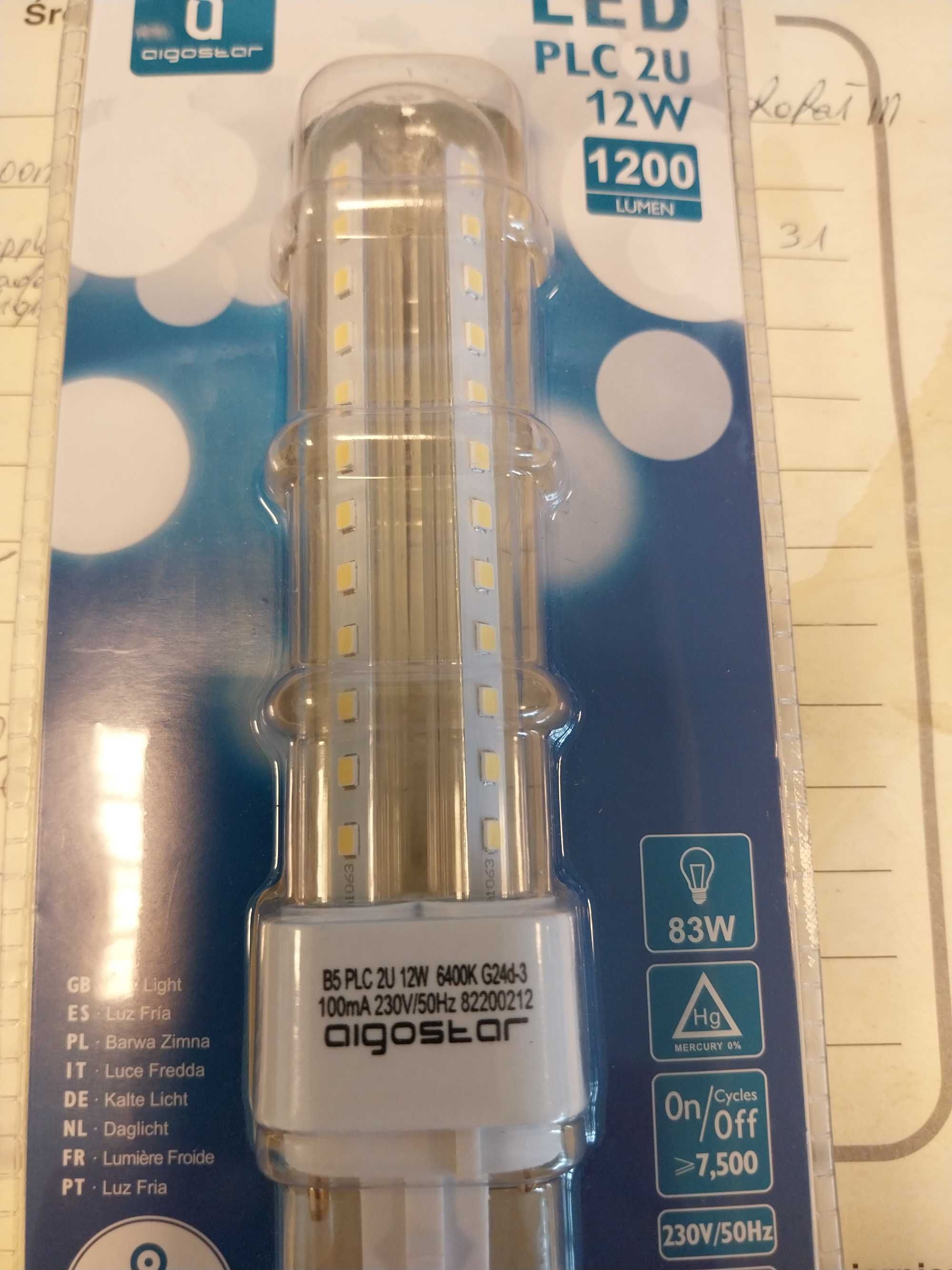 Lampa LED PLC 2U.