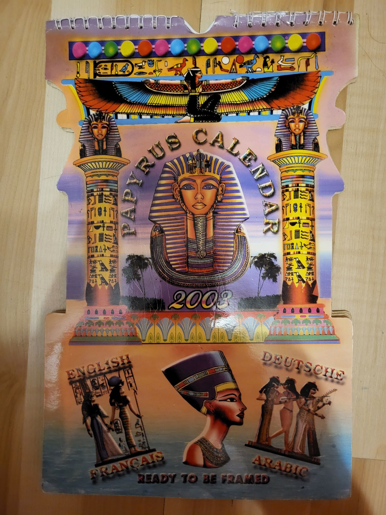Kalendarz 2003r na papirusie z Egiptu !!!
