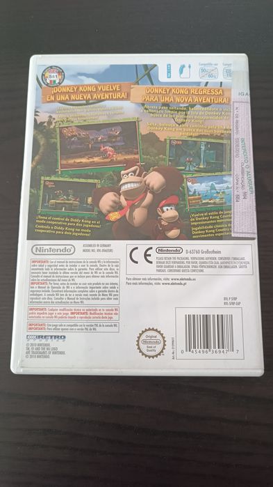 Jogo Wii Donkey Kong Returns