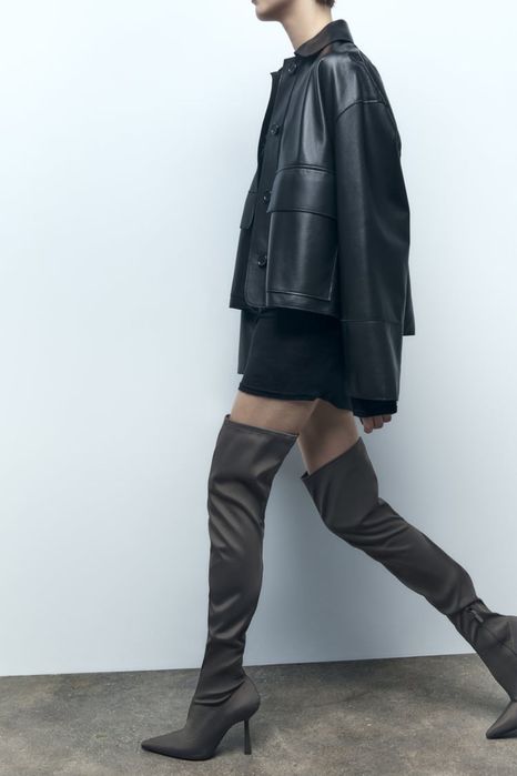 Сапоги чулки Zara