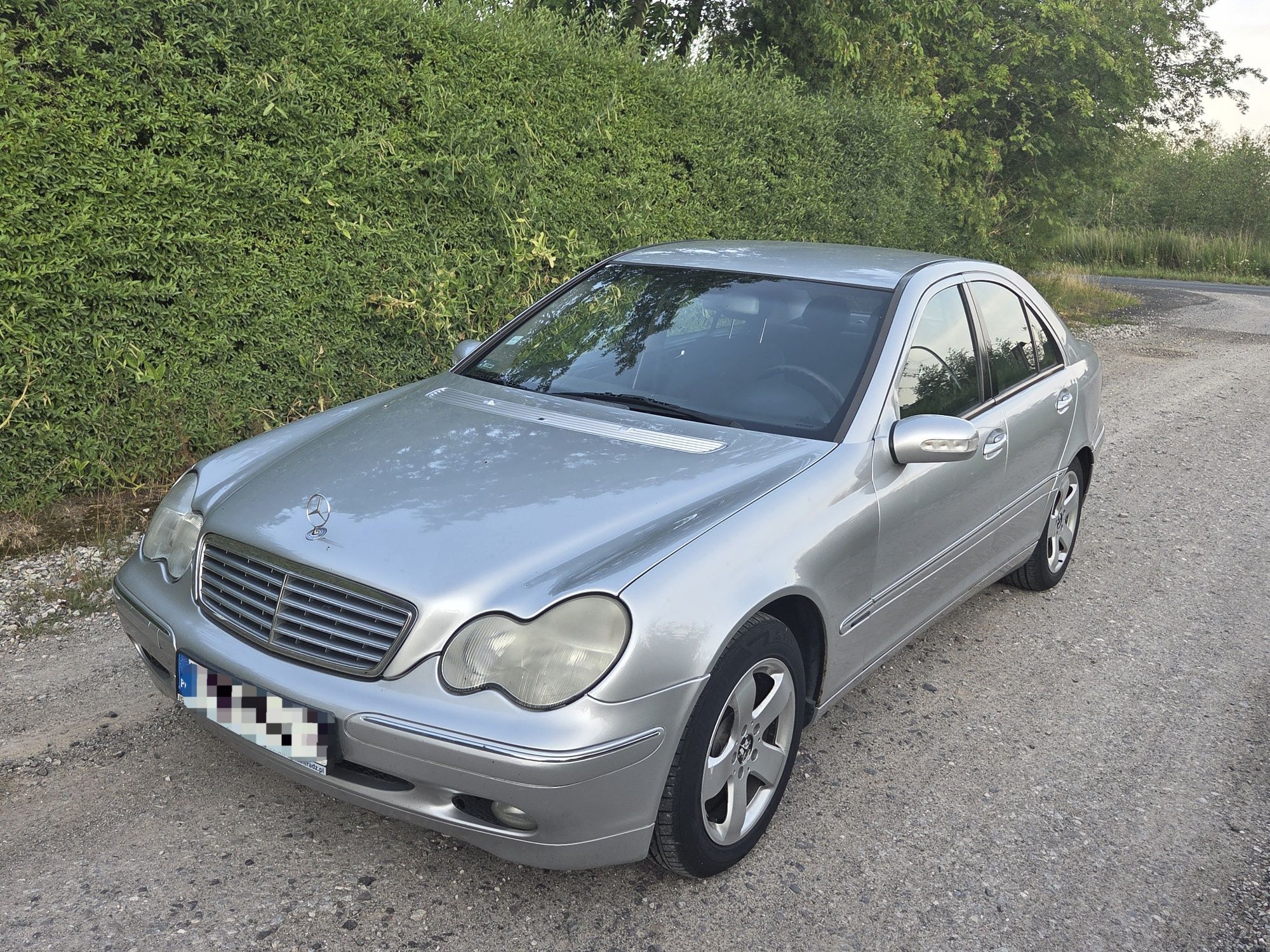Mercedes C klasa 220d W203 2.2 diesel 150KM  alufelgi, przebieg 250tys