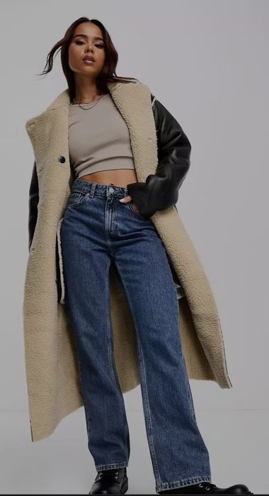 Дубленка очень тёплая и стильная