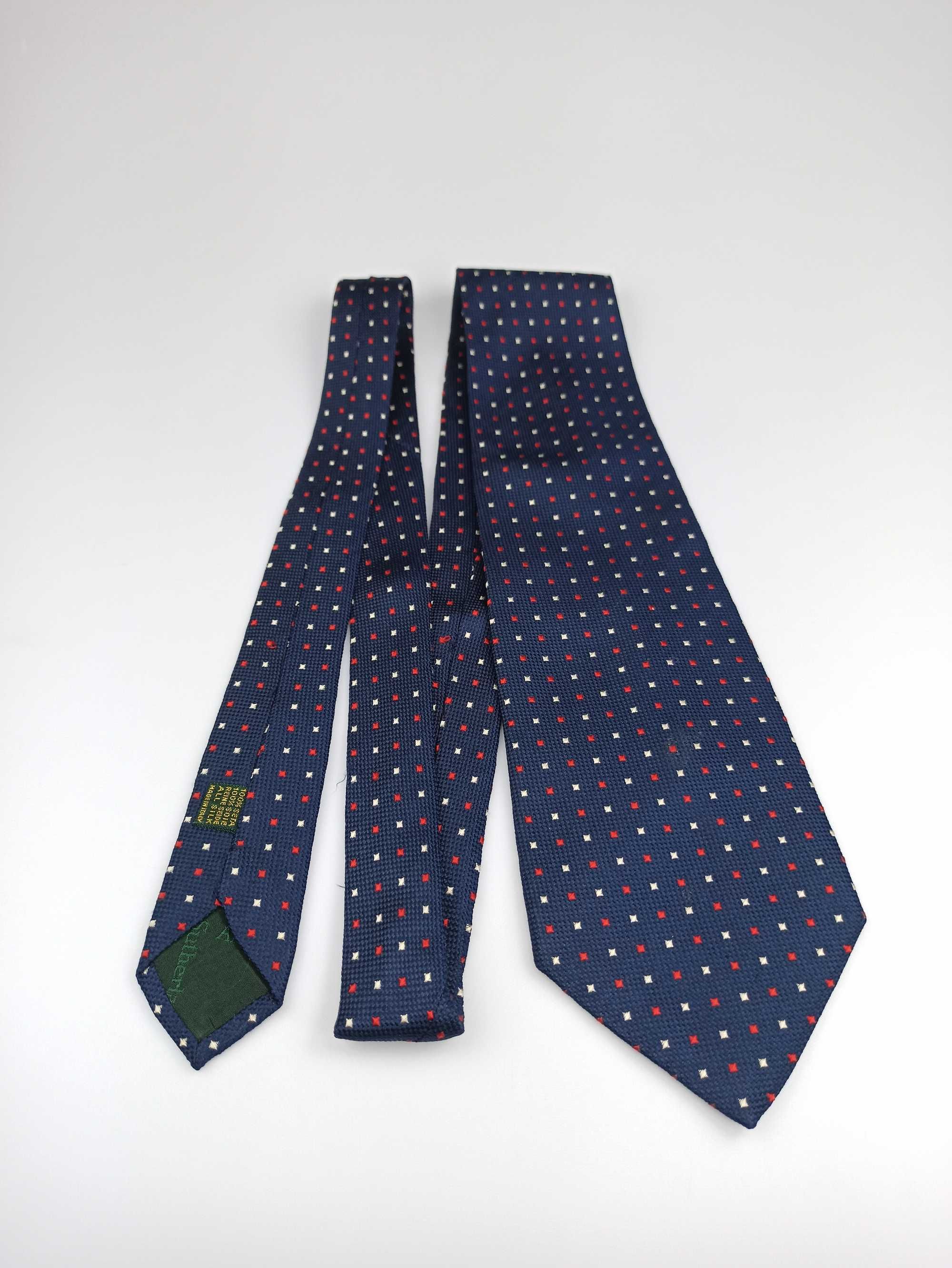 Argyle & Sutherland granatowy jedwabny krawat mpi65