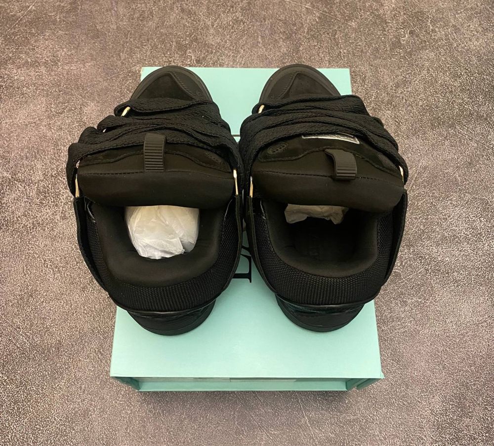 Кросівки Lanvin Curb Sneakers Black Premium (Чорні),ланвін,курб,ланвін