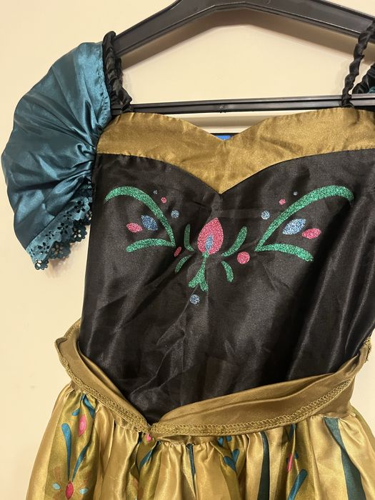 Strój przebranie Kraina lodu Anna rozmiar 122-128