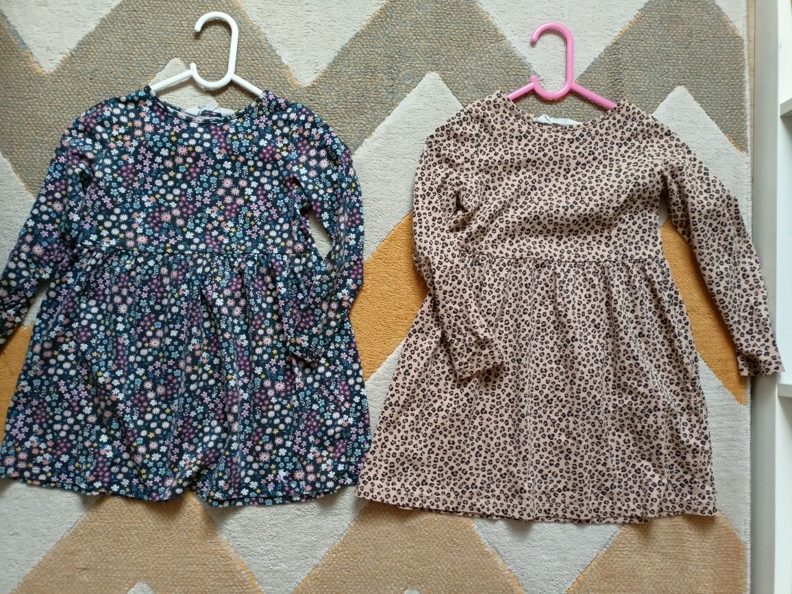 2 x Sukienka h&m 110/116