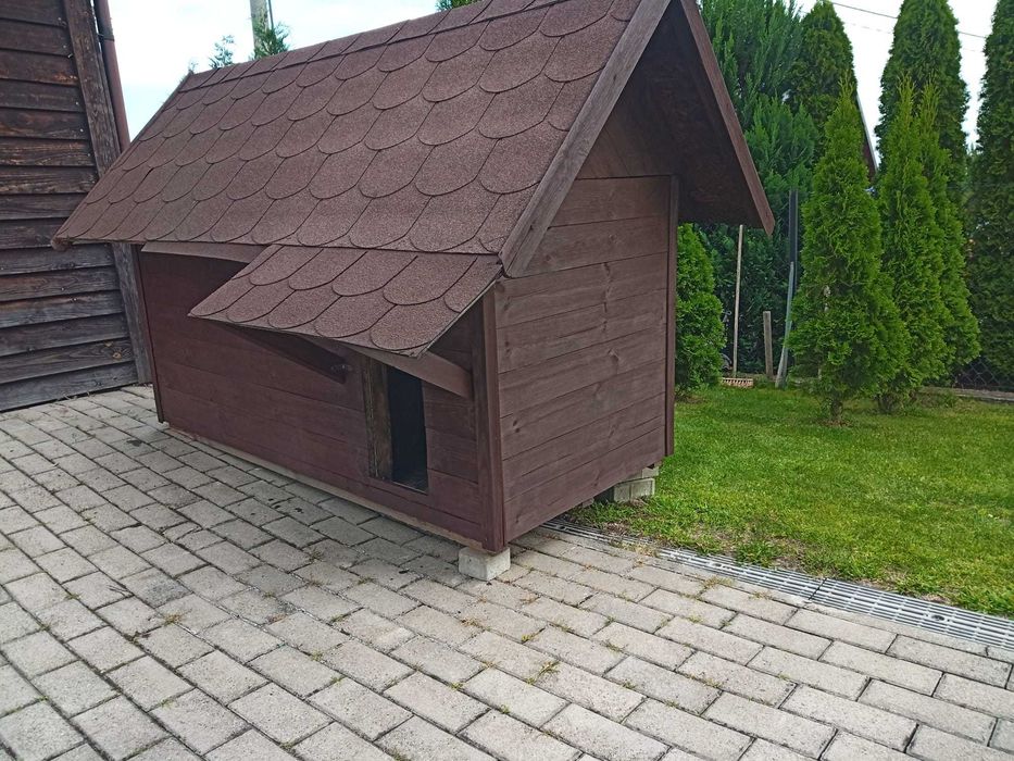 Ocieplana buda dla dużego psa