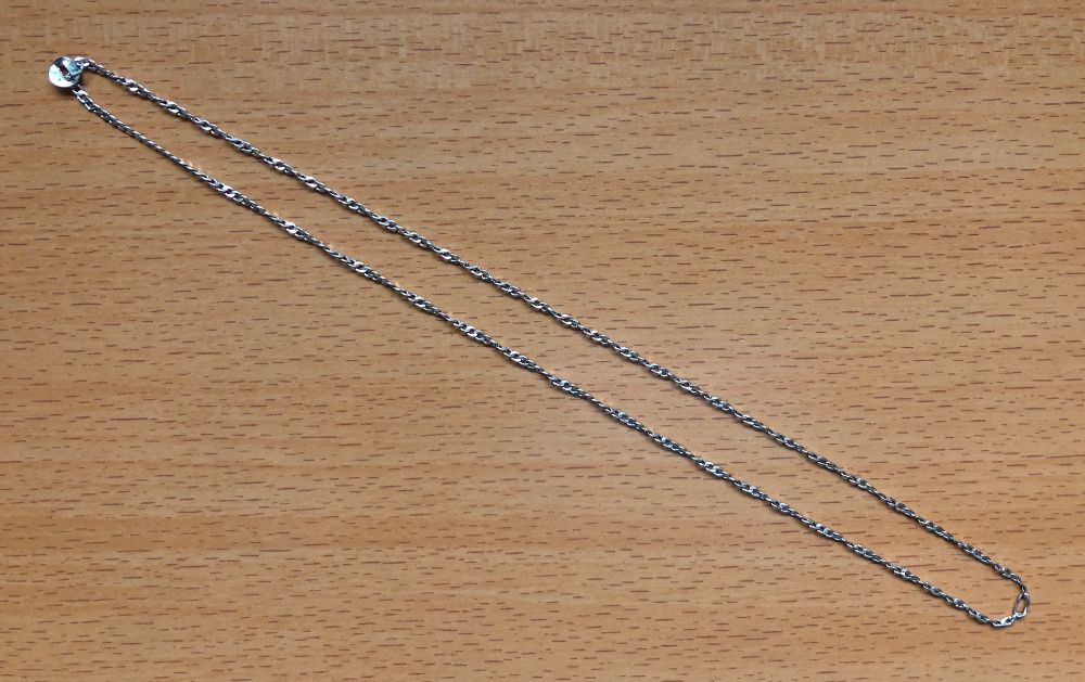 Podwójna srebrna bransoletka (brak zapięcia)