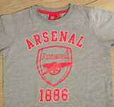 Arsenal t-shirt sportowy drużyny piłkarskiej
