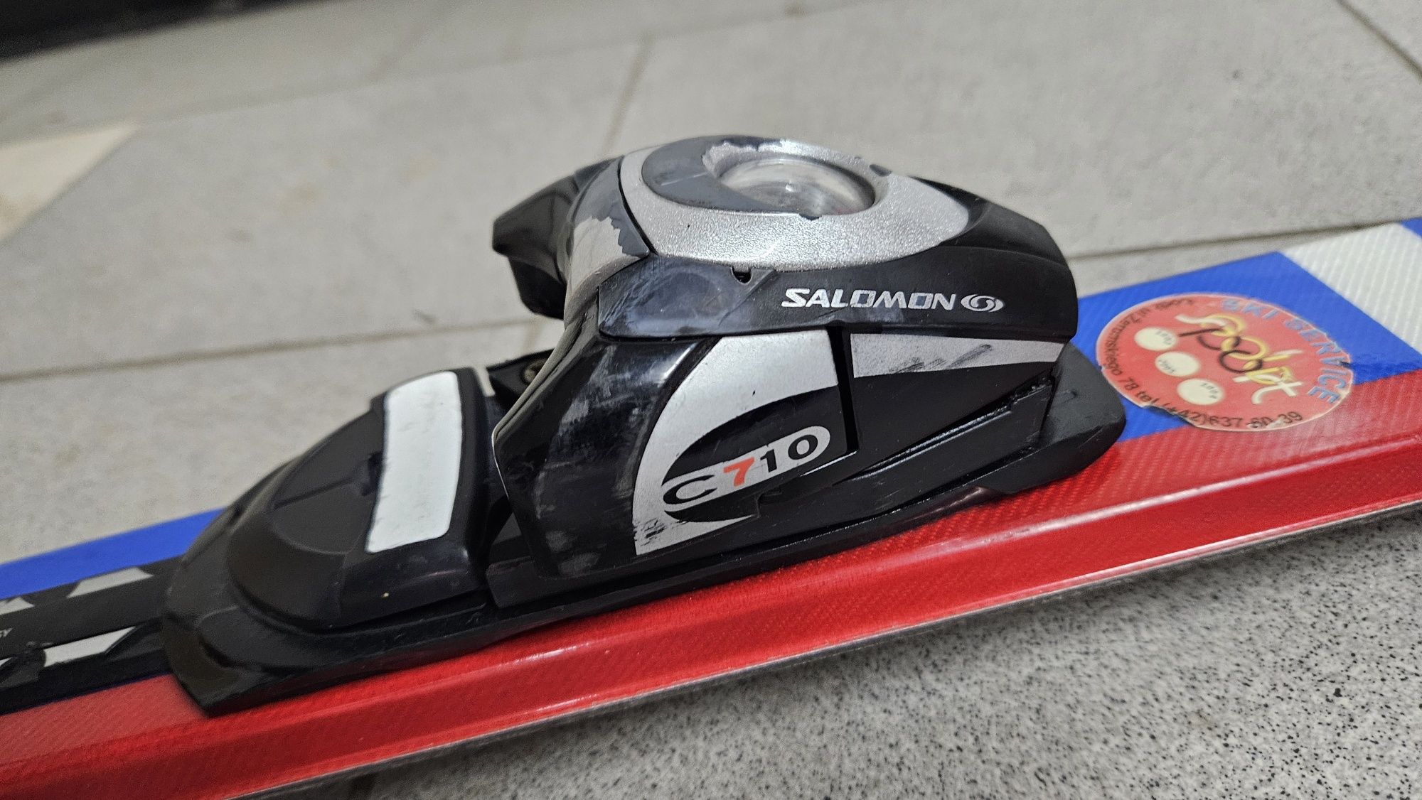 Narty Salomon Crossmax 700 170 cm z wiązaniami + kijki gratis