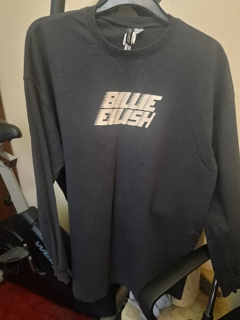 Bluza Billieeilish ciemno szary