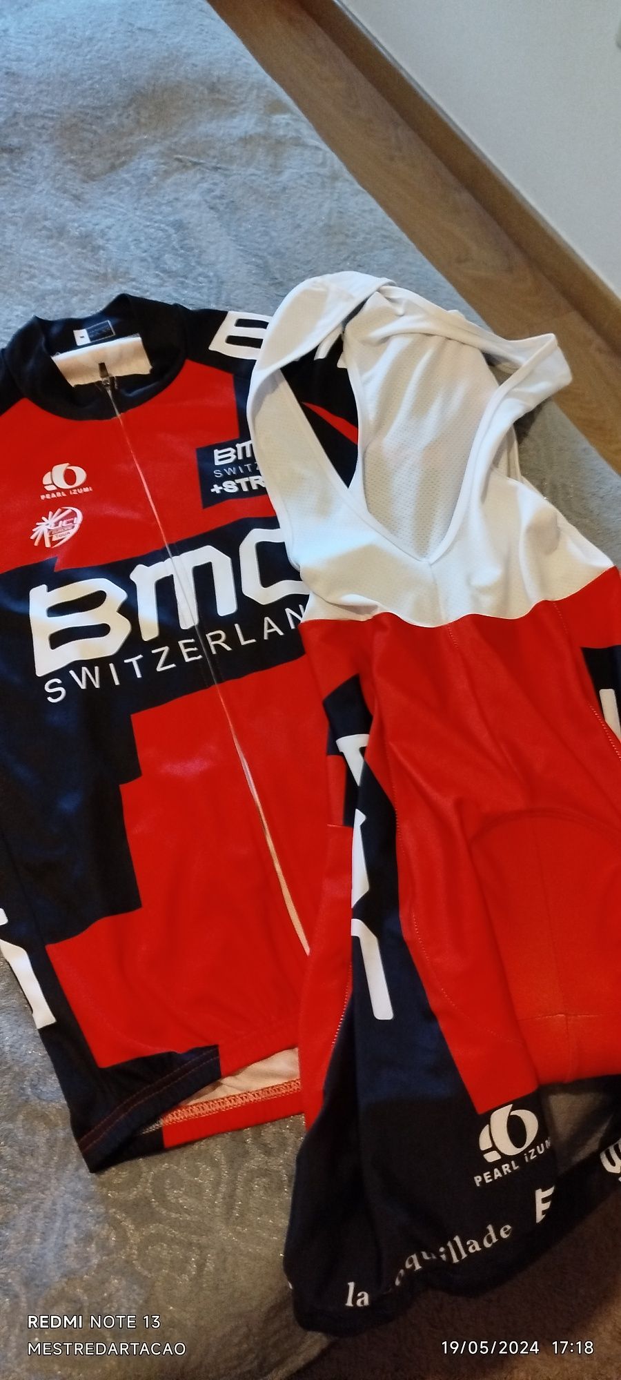 Equipamento ciclismo ou btt BMC